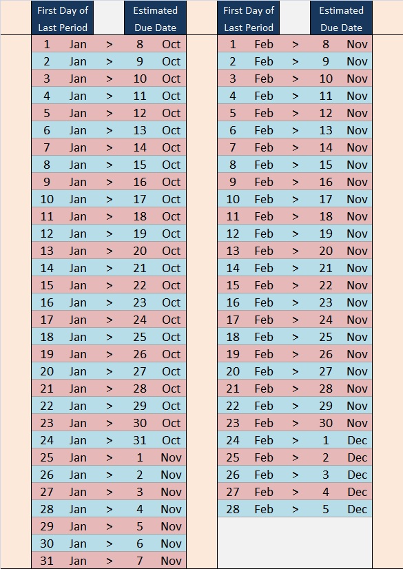 Estimated Due Date EDD Guide Babylove Network